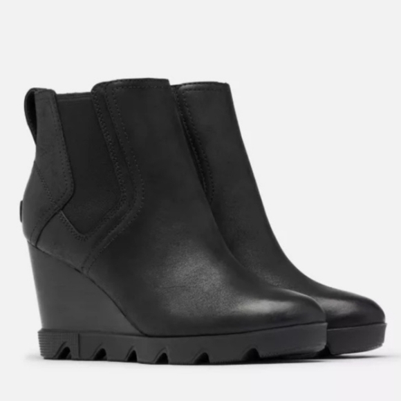 Sorel Joan Uptown Chelsea Bootie Black Women's 9.5 NWOT - Picture 1 of 16
